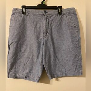 Mens‎ Blue J. Crew Flat Front 100% Cotton 4-Pocket Shorts 36 Waist